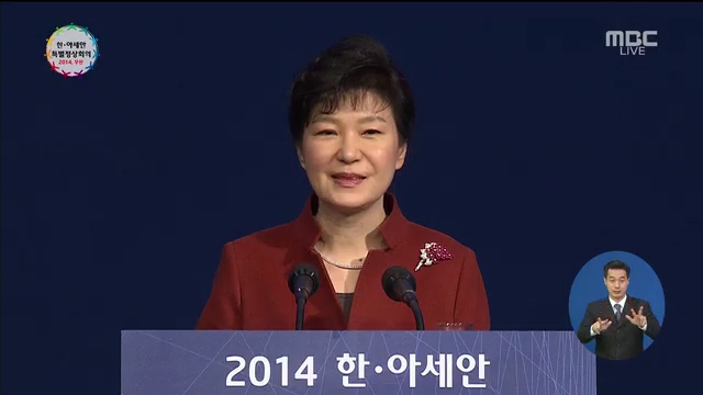 2014 한아세안 특별정상회의 개막식